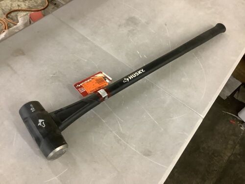 Husky 10 lb. Sledgehammer with 34 in. Fiberglass Handle - Lot 761