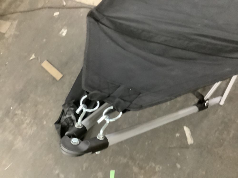 Pure Garden 7.8 ft. Portable Hammock with Stand in Black - Image 2 - Lot 669JF