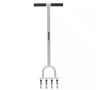 Husky 41 in. Manual Lawn Aerator with 4 Prongs and Large Stepper - Thumbnail 1