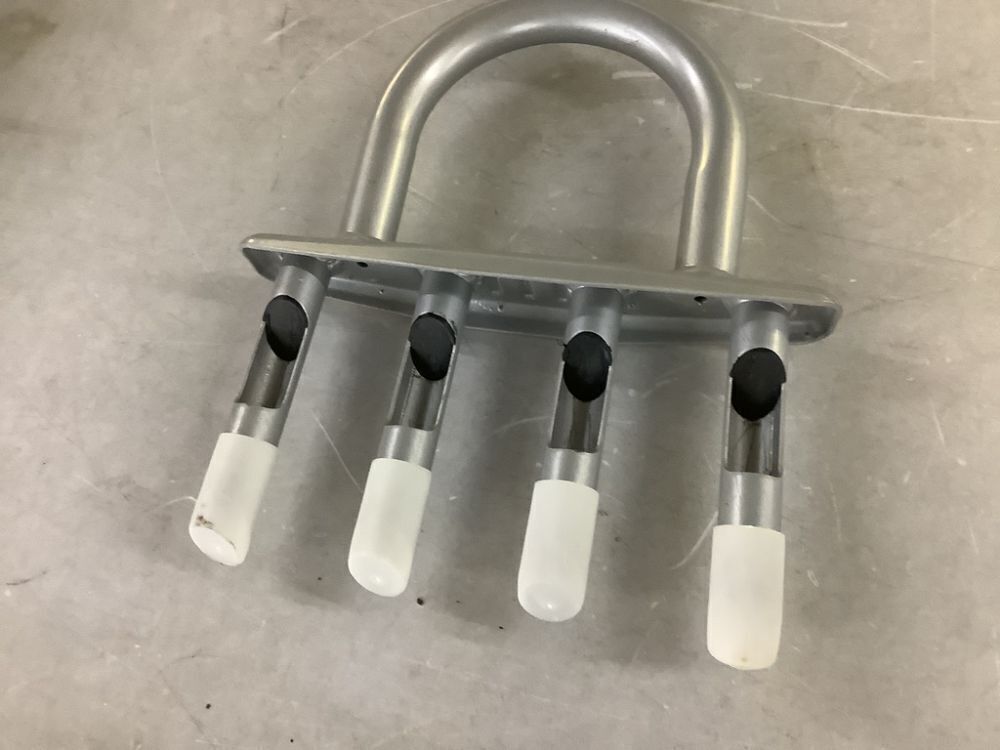 Husky 41 in. Manual Lawn Aerator with 4 Prongs and Large Stepper - Image 3 - Lot 775JF