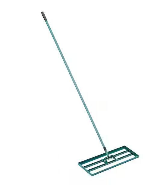 Lawn Leveling Rake 30 in. x 10 in with 78 in. Steel Extended Handle - Image 1 - Lot 777JF