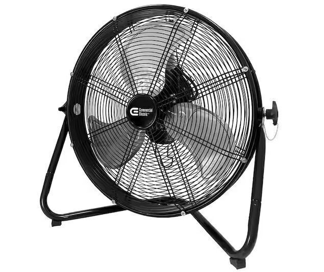 Commercial Electric 20 in. 3-Speed High Velocity Shroud Floor Fan - Image 1 - Lot 661JF