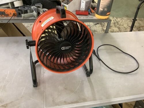 Commercial Electric 10 in. 3-Speed High Velocity Turbo Fan - Lot 663JF