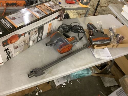 Shark Rocket Bagless Corded Washable Filter Stick Vacuum Cleaner for Hard Floors/ Rugs with Powerful Pet Hair Pickup in Orange - Lot 679JF