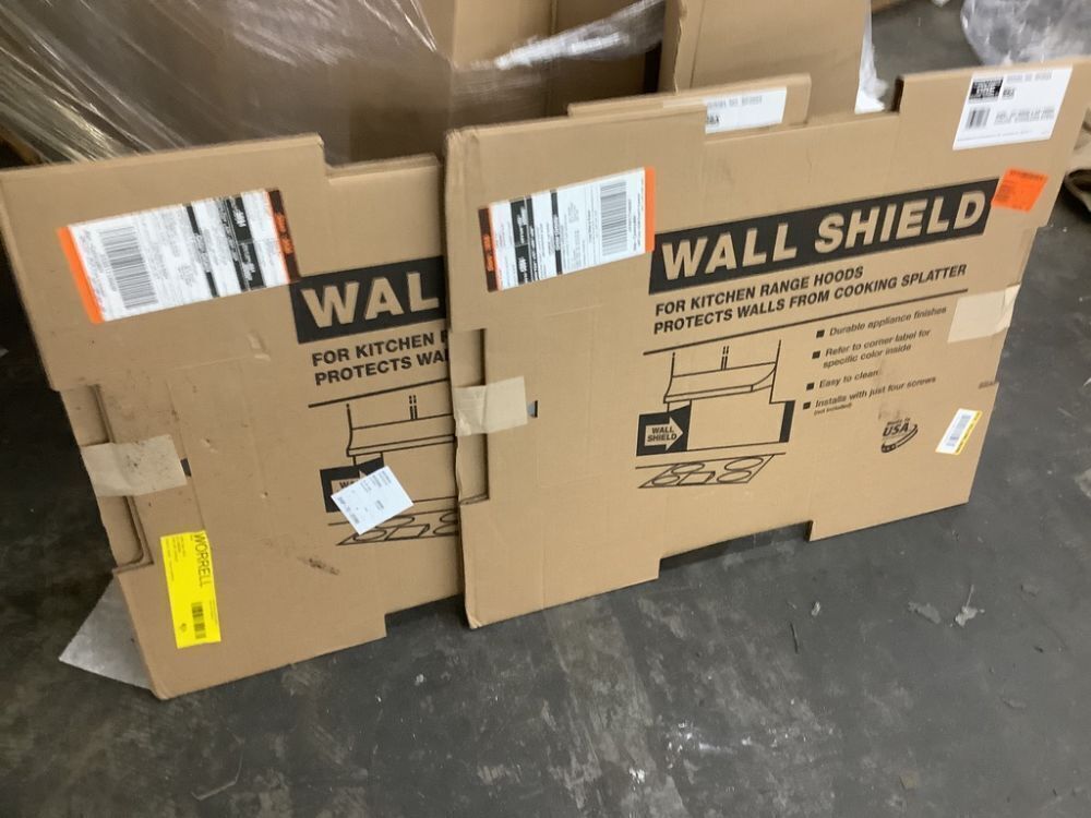 Lot of (2) Broan-NuTone 30 in. x 24 in. Splash Plate for Range Hood in Stainless Steel - Image 2 - Lot 680JF