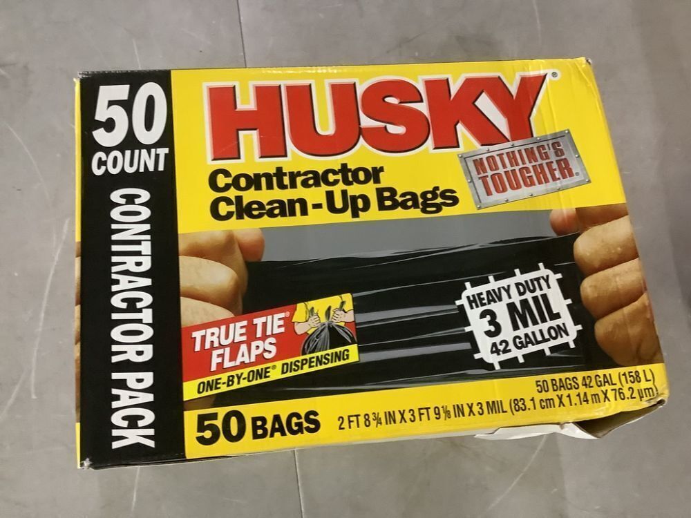 Husky 42 Gal. Contractor Bags, 50-Count - Image 3 - Lot 470JF