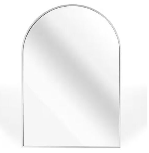 Metal Frame Modern Arch Wall Mirror, 24 in. W x 32 in. H - Lot 480JF