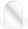 Metal Frame Modern Arch Wall Mirror, 24 in. W x 32 in. H - Thumbnail 1