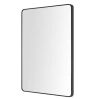 StyleWell Medium Modern Rectangular Black Framed Mirror with Rounded Corners, 22 in. W x 32 in. H - Thumbnail 1