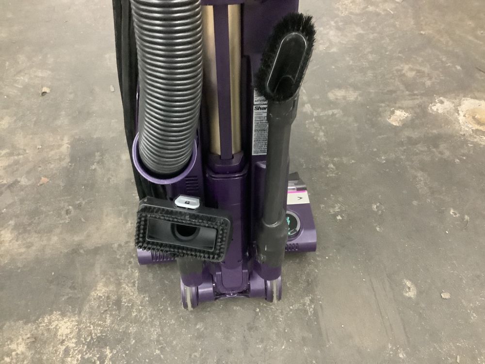 Shark POWERDETECT Bagless Corded HEPA Upright Vacuum with DuoClean Detect Technology & XL Dust Cup Multisurface in Purple - Image 4 - Lot 170JF