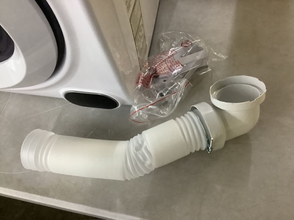 2.65 cu. ft. Vented Front Load Stackable Electric Compact Dryer - Drum Scrapes Loudly, Missing 2 Foot Levelers - Image 4 - Lot 562JF