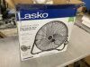 Lasko 20" Black High Velocity Wall Mount Fan with Pivoting Head - Thumbnail 2