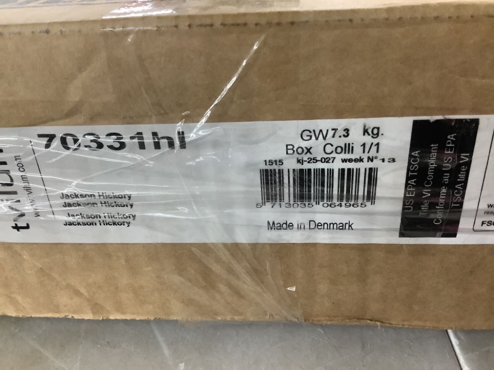 Lot of (2) Portland 1-Drawer Jackson Hickory Nightstand 19.06 in. H x 14.92 in. W x 11.85 in. D - Uninspected - Image 2 - Lot 566JF