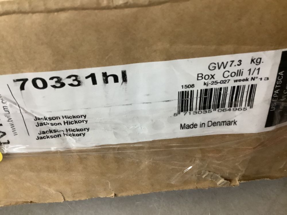 Lot of (2) Portland 1-Drawer Jackson Hickory Nightstand 19.06 in. H x 14.92 in. W x 11.85 in. D - Uninspected - Image 3 - Lot 566JF