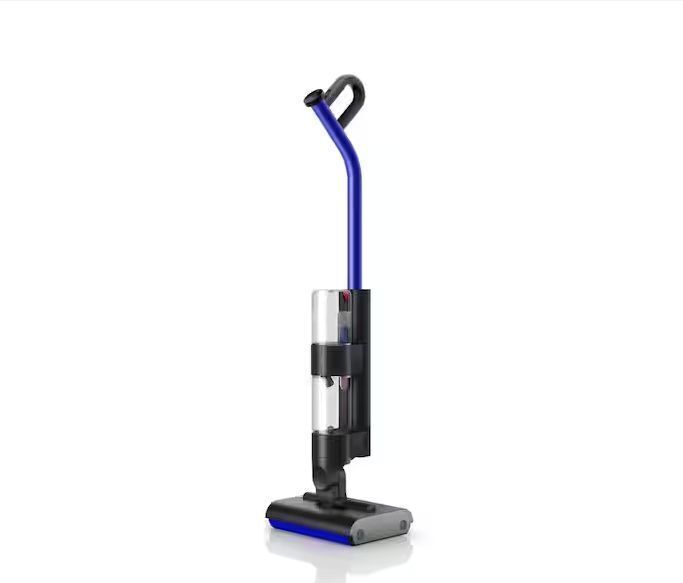 Dyson Wash G1 Wet Cordless Hard Floor Cleaner in Matte Black/Ultra Blue with Microfiber Motorized Rollers - Image 1 - Lot 21JF
