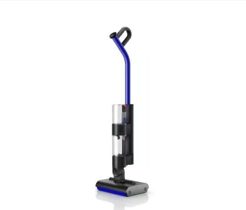 Dyson Wash G1 Wet Cordless Hard Floor Cleaner in Matte Black/Ultra Blue with Microfiber Motorized Rollers - Lot 21JF