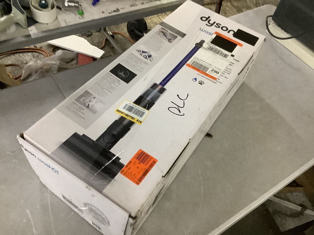 Dyson Wash G1 Wet Cordless Hard Floor Cleaner in Matte Black/Ultra Blue with Microfiber Motorized Rollers - Image 12 - Lot 21JF