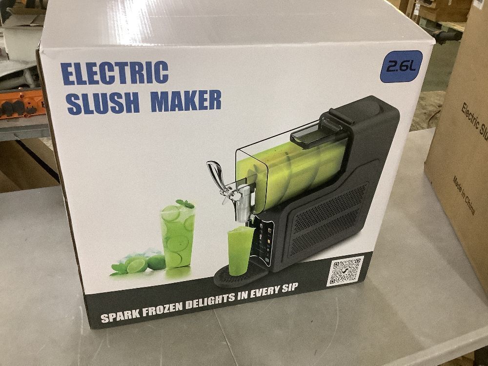 Hooure 88 oz. Black Large Capacity Self-Cleaning Drink Smoothie Snow Cone Machine with 5 Smart Modes, No Ice Required - Image 2 - Lot 39JF