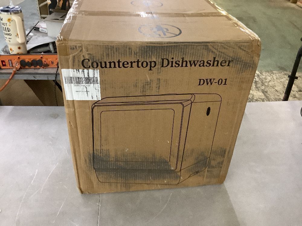 16.5 in. Countertop Dishwasher in White with 3-Cycles, 6-Modes, 4-Place Settings Capacity, 40 dBA - Image 2 - Lot 43JF