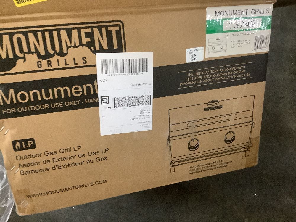 Monument Grills OUtdoor Gas Grill - Image 6 - Lot 44JF