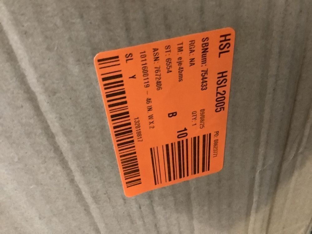 Irregular Black Aluminum Alloy Framed Wall Mirror, 46 in. W x 26 in. H - Image 5 - Lot 165JF