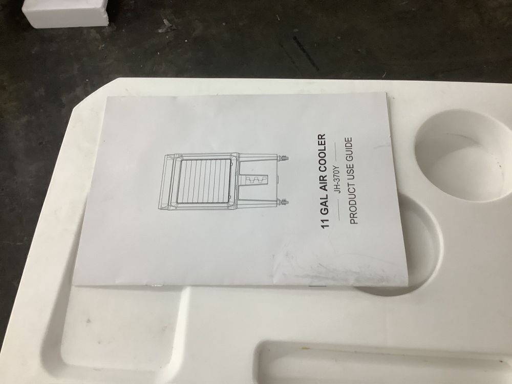 3450 CFM Indoor/Outdoor Portable Evaporative Cooler for 1000 sq. ft., 3-Speed Air Cooler with 11 Gallon Tank - Image 3 - Lot 171JF