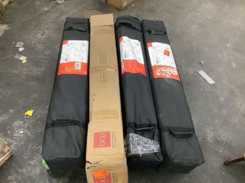 Lot of (4) 12 x 12 Pop Up Canopies - Uninspected - Lot 580