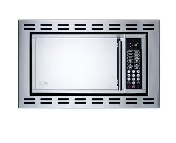 Summit Appliance 0.9 cu. ft. Built-In Microwave in Stainless Steel - Image 1 - Lot 27JF