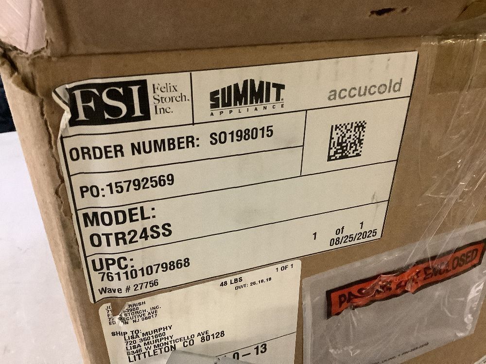 Summit Appliance 0.9 cu. ft. Built-In Microwave in Stainless Steel - Image 9 - Lot 27JF