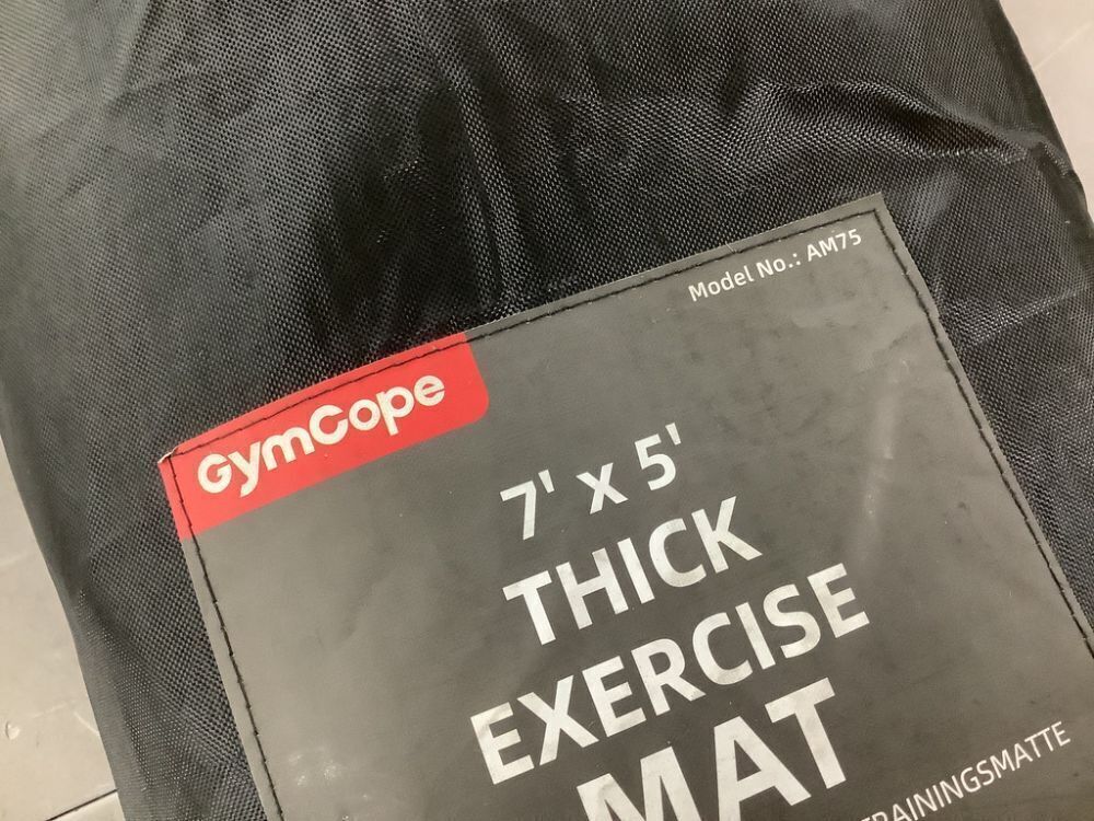 GymCope Large Exercise Mat 7'x5' - Image 4 - Lot 173JF