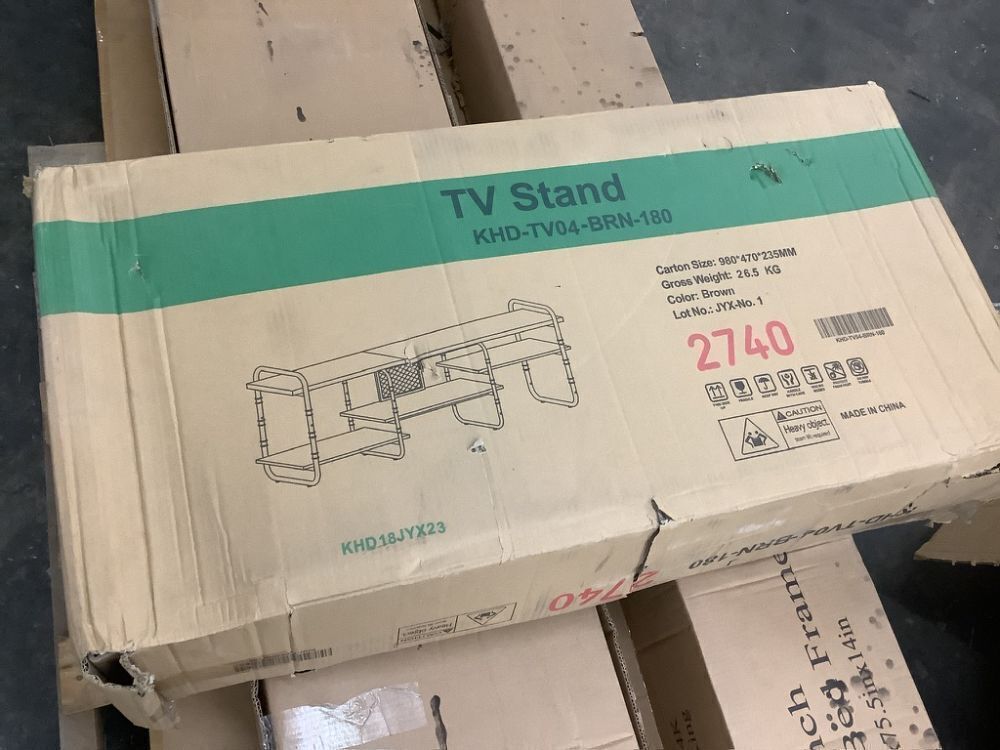 VECELO TV Stand for TVs up to 75 inch - Image 2 - Lot 174JF