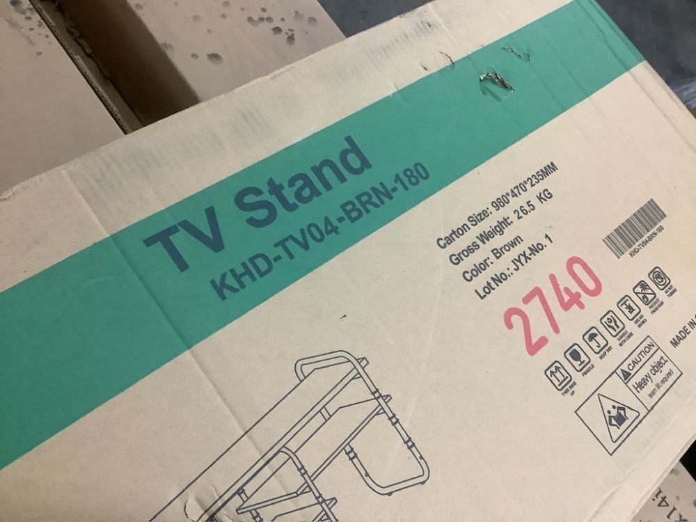 VECELO TV Stand for TVs up to 75 inch - Image 4 - Lot 174JF