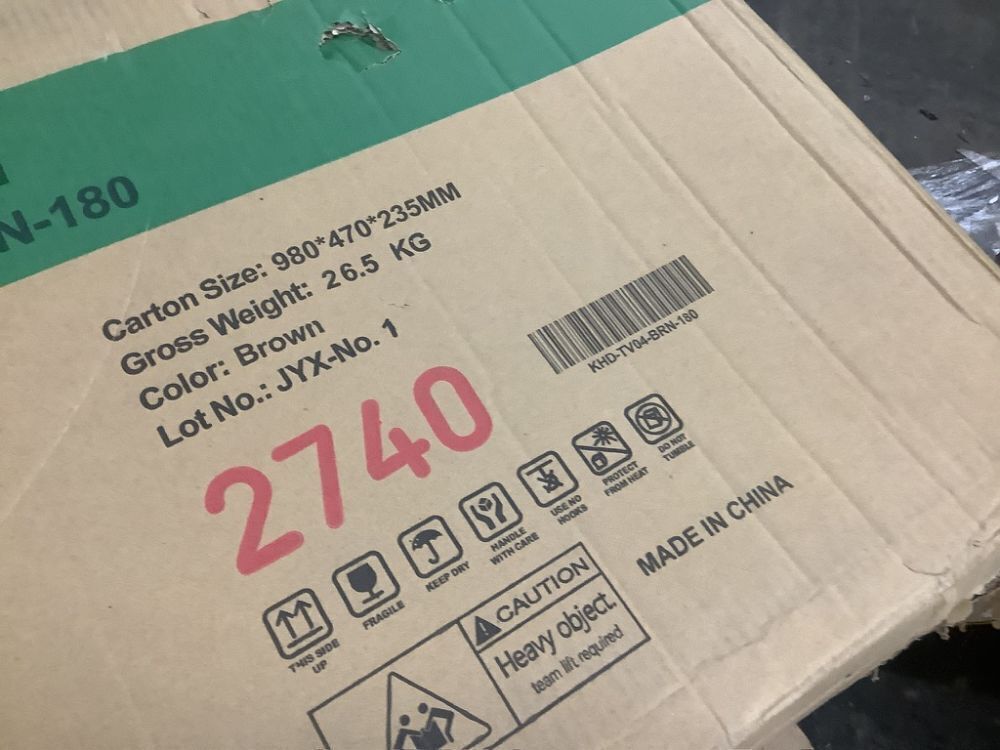 VECELO TV Stand for TVs up to 75 inch - Image 5 - Lot 174JF