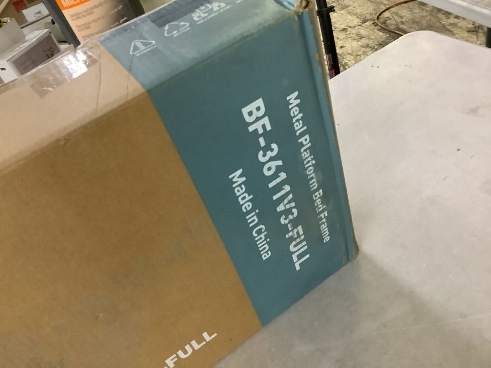 Full Size Metal Platform Bed Frame - Image 3 - Lot 575JF