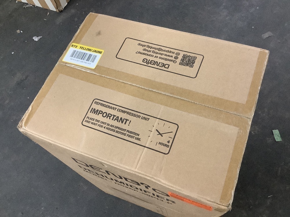 50 pt. 3,500 sq.ft. Dehumidifier in. White with Built-in Pump, Drain Hose, 3 Fan Speed, ENERGY STAR - Image 3 - Lot 34JF