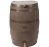 RTS Home Accents 50 Gal. Rain Barrel Walnut Color with Brass Spigot - Thumbnail 1