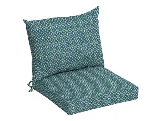 Lot of (2) 21 in. x 21 in. Alana Tile Outdoor Dining Chair Cushiona - Lot 309JF