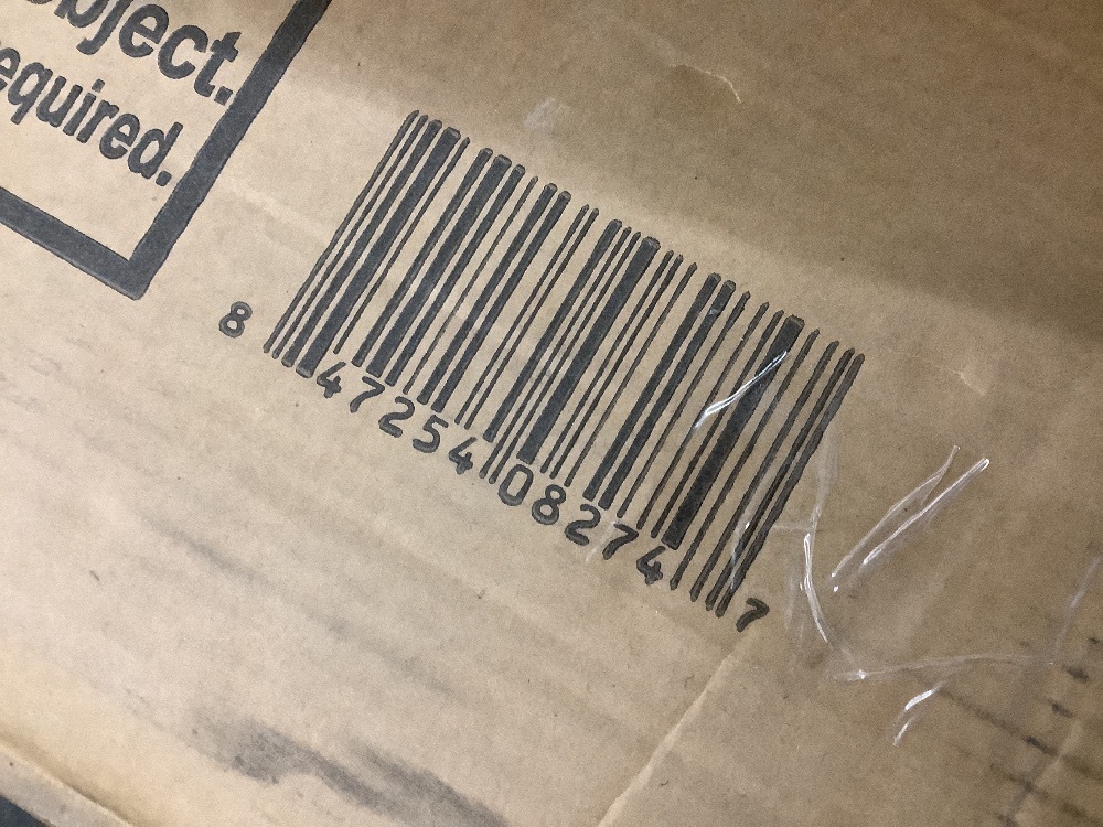 Lot of (8) EMMA + OLIVER Trapezoid Grey Thermal Laminate Table Tops - Image 5 - Lot 119JF