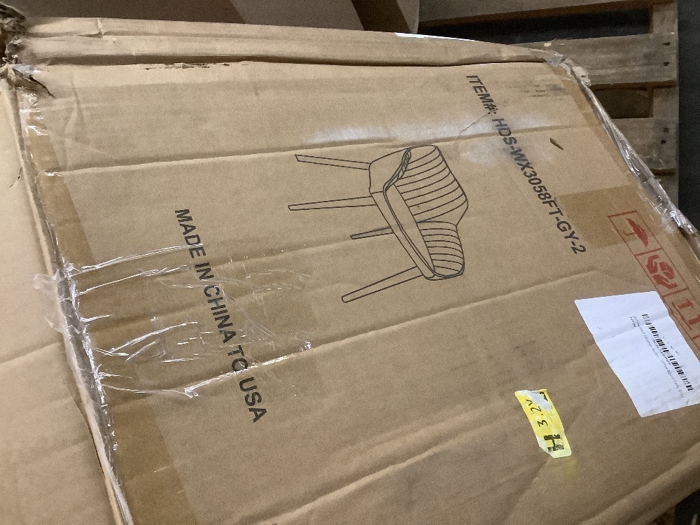 Set of 2 annjoe Faux Leather Accent Chairs - Image 9 - Lot 212