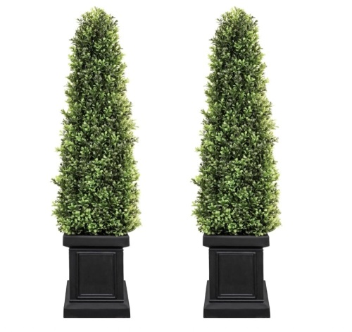 3.5ft Boxwood Outdoor Topiary Set of 2 - Lot 214