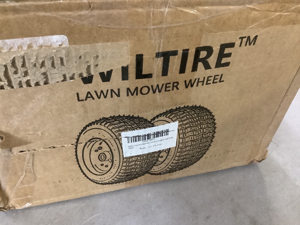 13 x 5.00-6 Flat Free Tire and Wheel Assemblies (2 Pack),13 x 5 x 6 Solid Rubber Tires - Image 8 - Lot 219