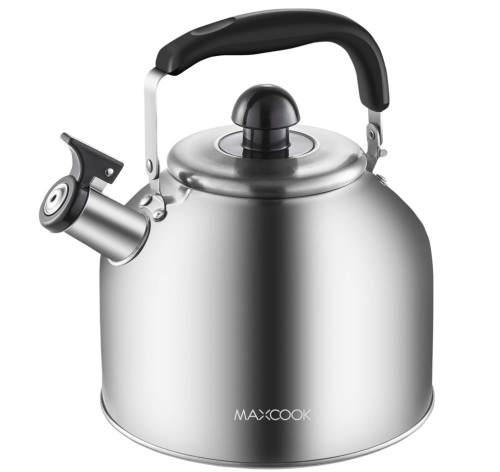 Maxcook 4.2 Quart/4L Stainless Steel Whistling Tea Kettle - Lot 714