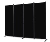 CHOSENM Room Divider, 4 Panel Folding Privacy Screens with Wide Feet, 6 Ft - Thumbnail 1