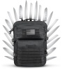 Chef Sac Chef Knife Bag Tactical Backpack Knife Carrying Case with 30+ Pockets for Knives and Culinary Tools - Thumbnail 1