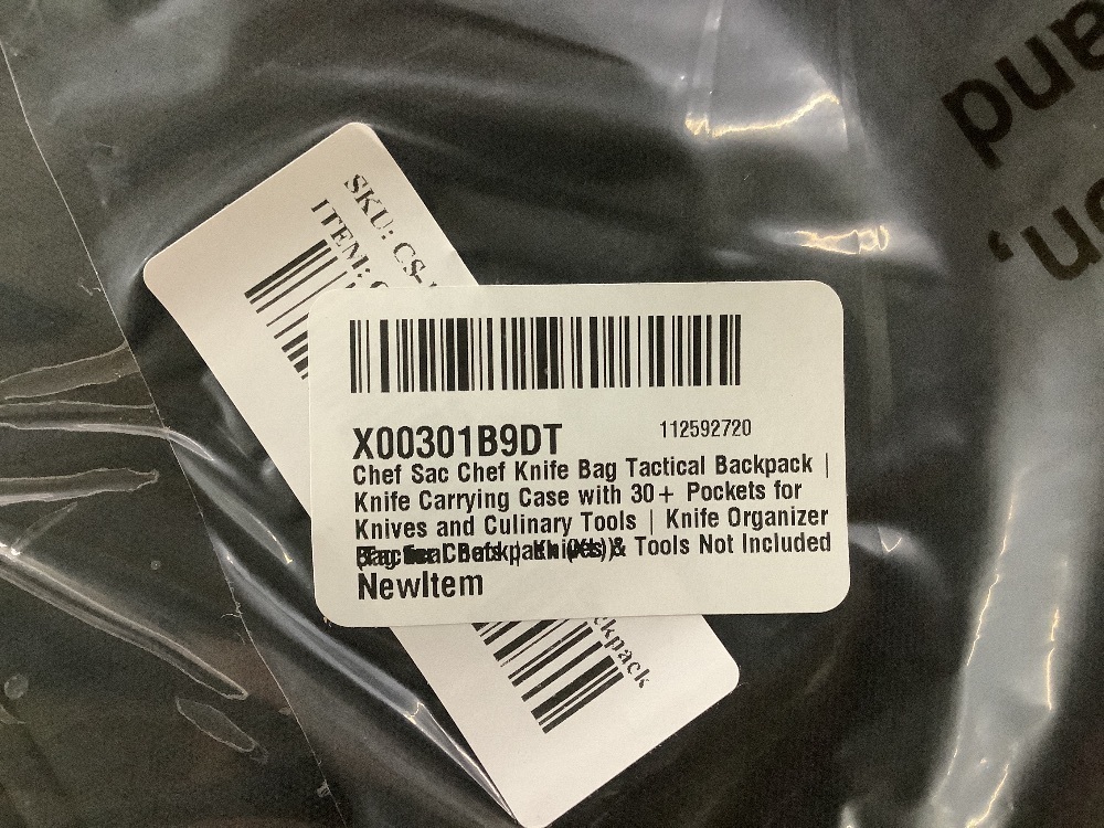 Chef Sac Chef Knife Bag Tactical Backpack Knife Carrying Case with 30+ Pockets for Knives and Culinary Tools - Image 4 - Lot 102