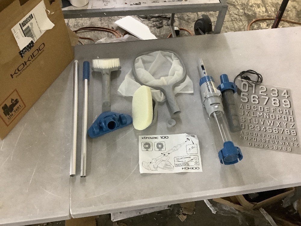 KOKIDO 5-in-1 Rechargeable Spa Vacuum Essential Kit - Powers Up, Has Suction - Image 1 - Lot 717