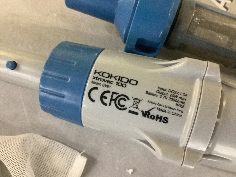 KOKIDO 5-in-1 Rechargeable Spa Vacuum Essential Kit - Powers Up, Has Suction - Image 5 - Lot 717