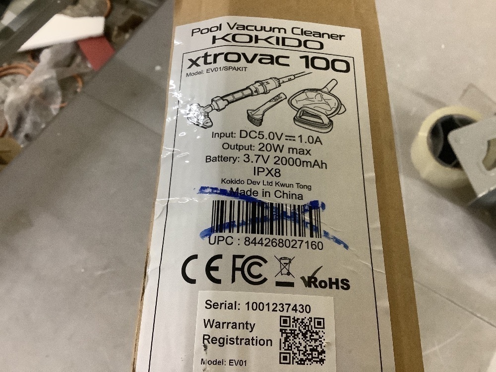 KOKIDO 5-in-1 Rechargeable Spa Vacuum Essential Kit - Powers Up, Has Suction - Image 7 - Lot 717