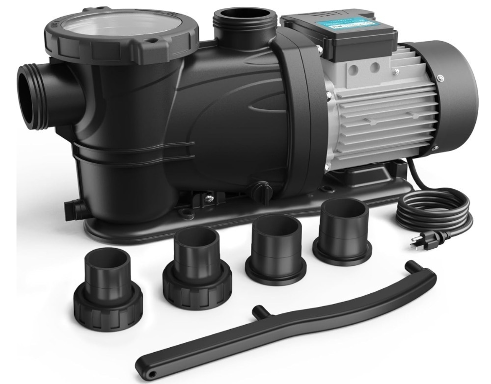 Vidapool In/Above Ground Pool Pump, Self Primming High Flow (Single Speed, 2HP, 8120 GPH, 115V) - Image 1 - Lot 547