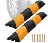 Rubber Speed Bumps for Road - 2 pcs,78.7'' Total Length, 66000 LBS Load Capacity - Thumbnail 1